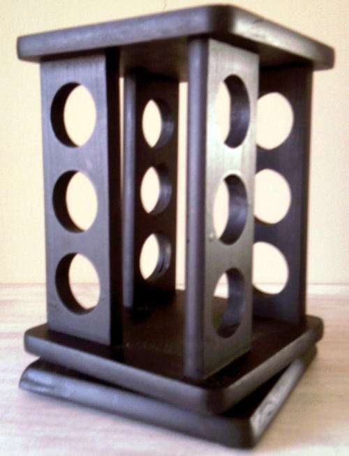 House Of York rotating spice rack (Can store 12 recipients) - Black