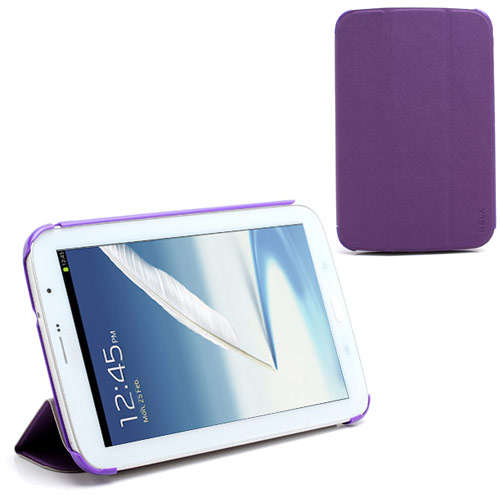Folding Smart Cover for Samsung Galaxy Note 8" N5100 - Purple