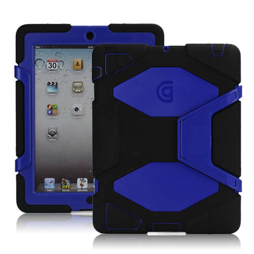 iPad 2/3/4 - Survivor Protective Case - Black/dark blue