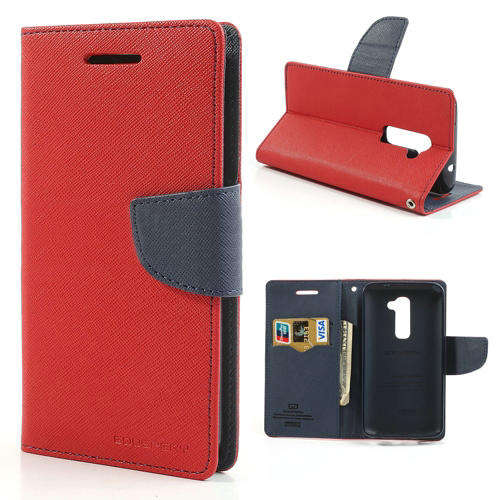 LG G2 Mini Mercury Fancy Diary - Red/Navy