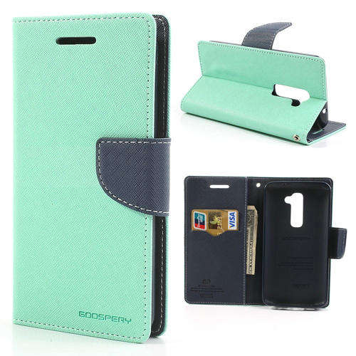 LG G2 Mercury Fancy Diary - Mint/Navy