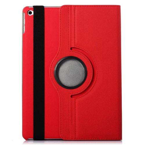 iPad Air 2- folding 360 degree Rotation Cover - Red