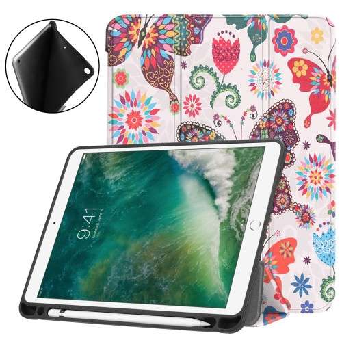 iPad 2017 / 2018 / Air 2 / Air Tri Fold Smart Cover With Pencil Slot