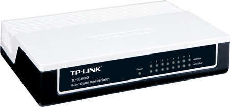 TP-LINK - TL-SG1008D Unmanaged 8 port Gigabit Switch