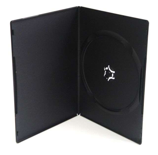 7mm Single Black DVD Case