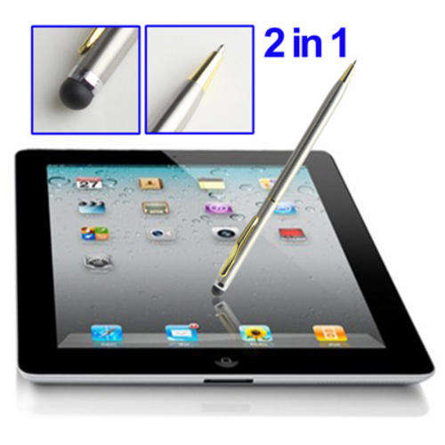 2 in 1 Pen / Stylus For iPad2 or Galaxy Tab