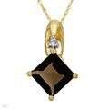 **R3250.00** High Quality Necklace With 1.74ctw Genuine Diamond and Topaz in Yellow Gold.