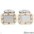 **R2750.00** DOLAN BULLOCK Wonderful Brand New Cuff Links in 14K/925 Gold plated Silver.