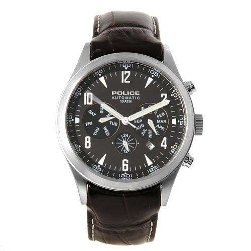 **R4 500.00** POLICE ROADSTAR PI-10286JS/02 Collection Brand New Gentlemens Day date Automatic Watch
