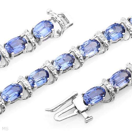 R49000* Exquisite Brand New Bracelet With 10.34ctw Precious Stones - Genuine Diamonds and Tanzanites