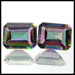 1.1ct Mystic topaz Pair. Buy the Pair and get a 3rd FREE!