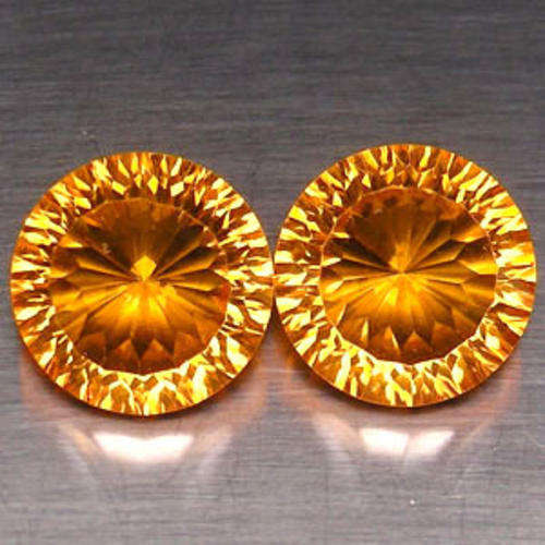 24.59ct Citrine Pair