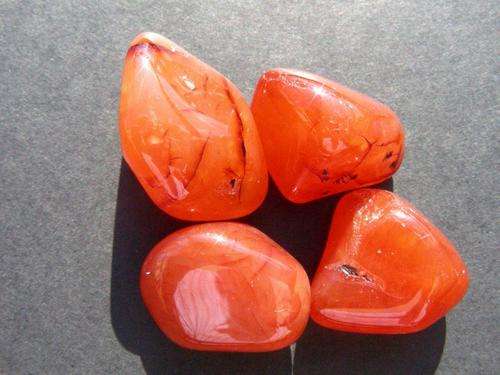 4 X Carnelian Tumbled
