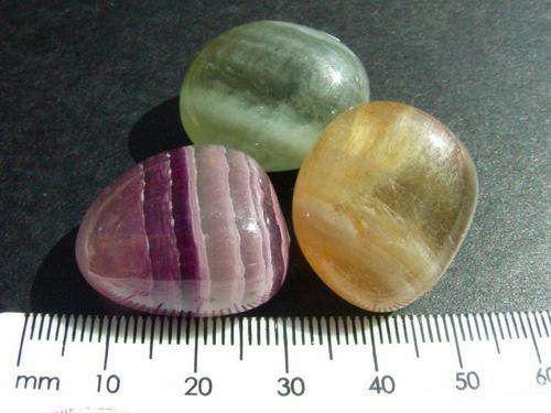 3 X Fluorite Mix Tumbled