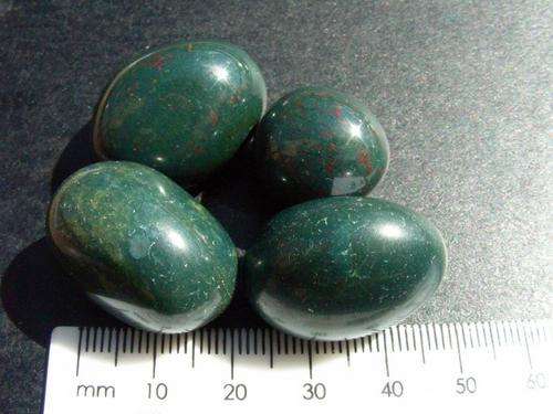 4 X Bloodstone (Heliotrope) Tumbled