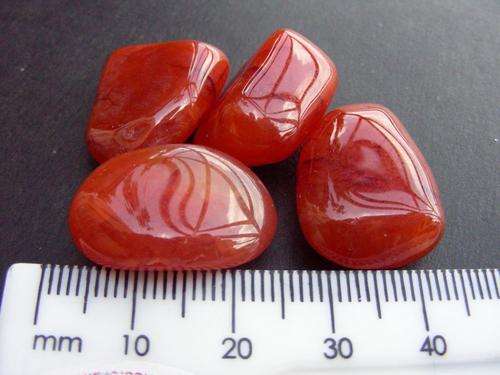 4 X Carnelian Tumbled
