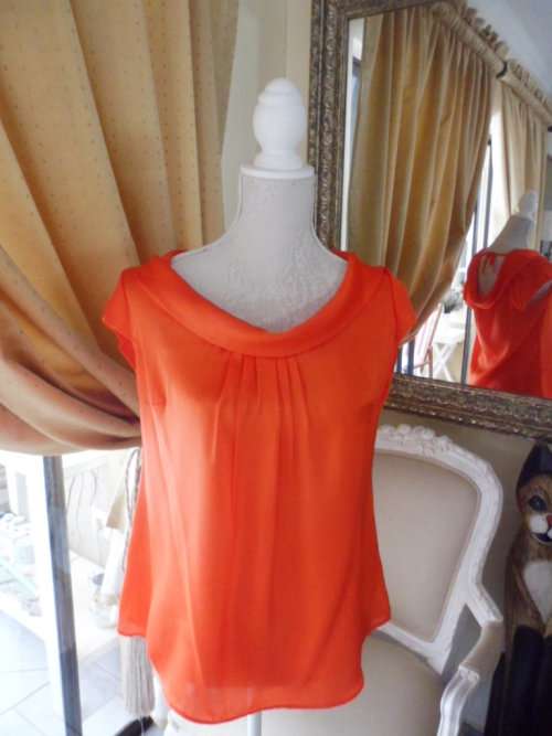 Kelso for Edgars Coral Silky Blouse