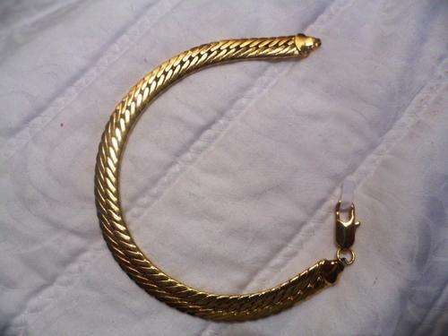 Figaro Fusion Gold Snake-Chain Bracelet