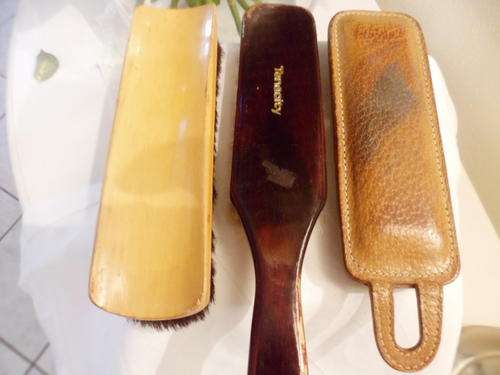 Trio of Vintage Clothes Brushes (to take all 3 one Bid)