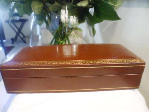 Leather-Bound Wooden Box - Made in Italy