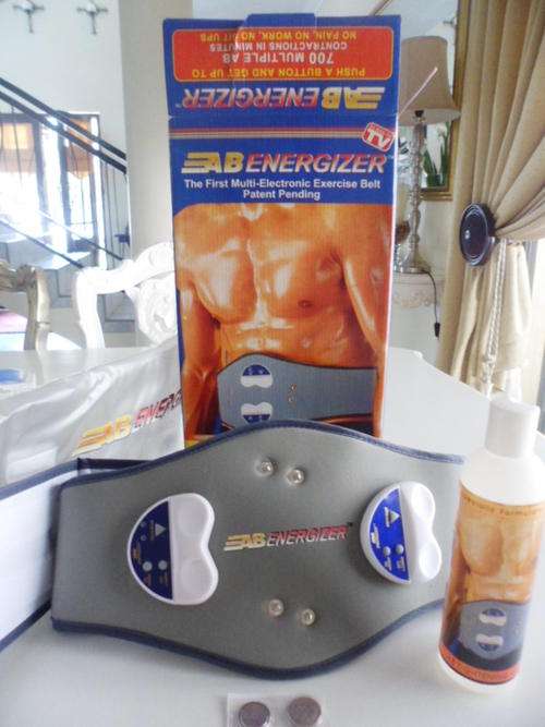 "AB ENERGISER" -  Multi-Electronic Exercise Belt  -Verimark - Complete !