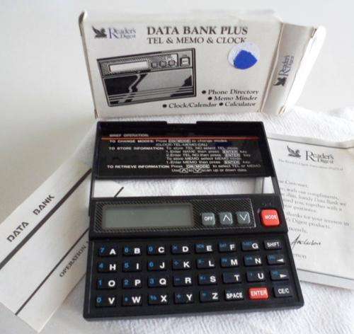 - Vintage Readers Digest Data Bank Plus -