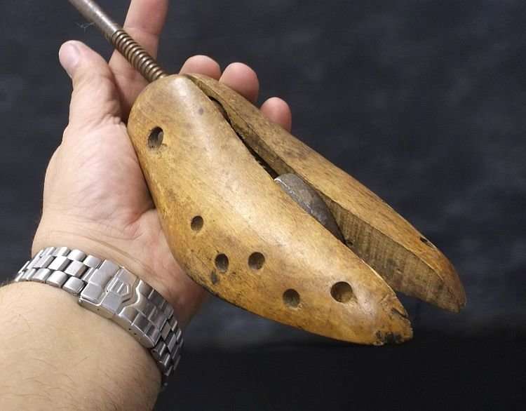 A VERY OLD SHOE STRETCHER