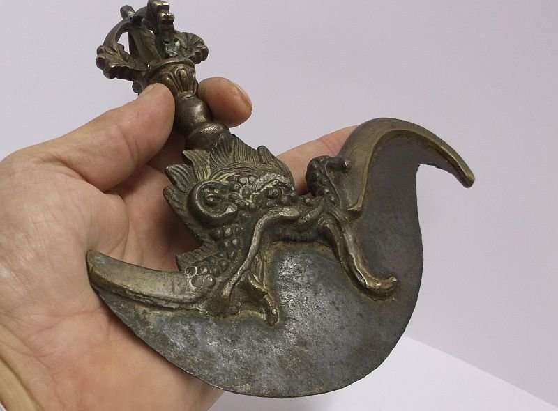 AN UNUSUAL RELIC !! WEAPON ? GRINDER ? CHOPPER ? VERY COOL !!