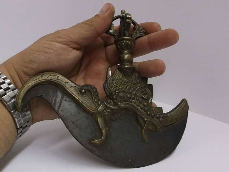 AN UNUSUAL RELIC !! WEAPON ? GRINDER ? CHOPPER ? VERY COOL !!