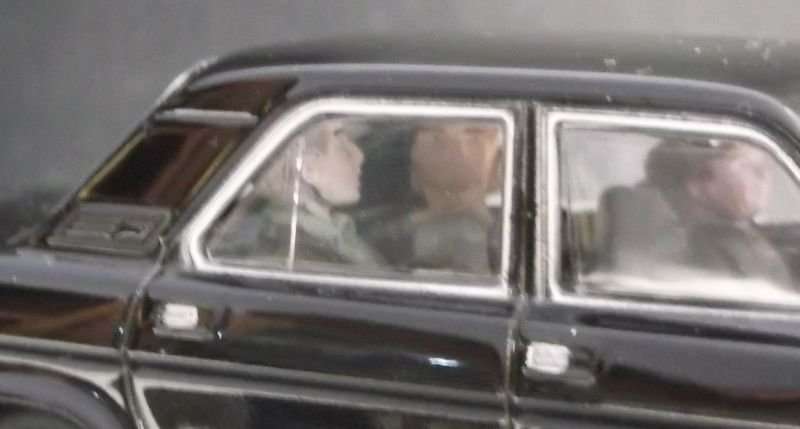 A WELL MADE HEAVY DIE CAST METAL MODEL OF THE" GAZ VOLGA" USED IN THE JAMES BOND MOVIE GOLDENEYE....