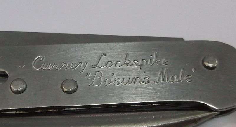 SPLENDID !! A STRONG ...STURDY ...HIGH QUALITY BOSUNS MALE LOCKSPIKE SAILORS KNIFE ...CAPTAIN CURREY