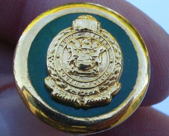 RARE SOUTH AFRICAN RAILWAYS POLICE CUFFLINKS