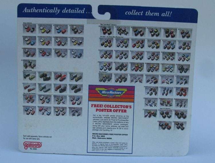 AN ORIGINAL 1988 SEALED PACK OF 5 AIRCRAFT SCALE MINIATURES BY MICRO MACHINES "GALOOB"...RARELY SEEN