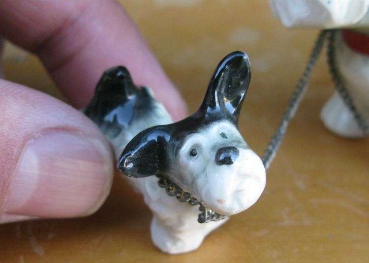 AN ABSOLUTELY ADORABLE ""SCHNAUZER FAMILY"" BY GOEBEL WEST GERMANY MADE 1957 - 1963....RARE FIND !!!