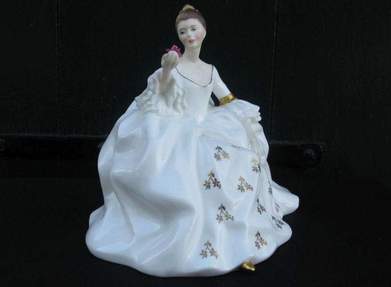 GORGEOUS AND FLAWLESS !! A PORCELAIN FIGURE BY ROYAL DOULTON ENTITLED ""MY LOVE""....BREATHTAKING !!