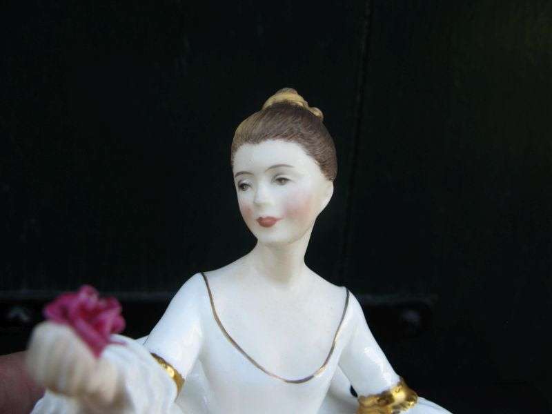 GORGEOUS AND FLAWLESS !! A PORCELAIN FIGURE BY ROYAL DOULTON ENTITLED ""MY LOVE""....BREATHTAKING !!