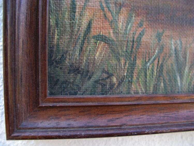 A MAGNIFICENT OLD ORIGINAL OIL ON BOARD SIGNED W VAN ZYL DATED 1936 ...WHAT A FIND !! WOW !!