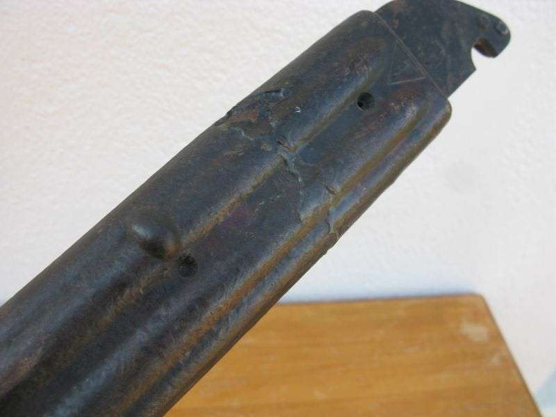 WOW !! WOW !! A TOTALLY COOL ORIGINAL VINTAGE ""AK47"" BAYONET WITH SHEATH ...WICKED !!