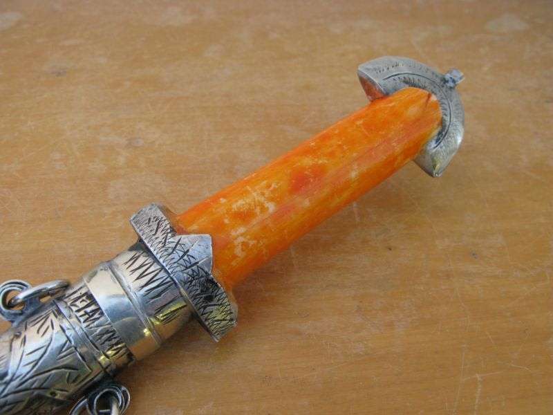 AWESOME FIND !! AN INTERESTING TURKISH STYLE DAGGER WITH SHEATH...WOW !!