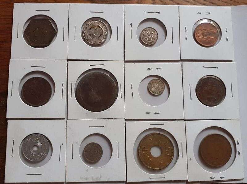 BID PER COIN !! 139 WORLD COINS FROM 1826 ONWARD...SILVER COINS...PENNIES...FARTHINGS...BID PER COIN