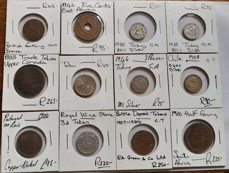 BID PER COIN !! 139 WORLD COINS FROM 1826 ONWARD...SILVER COINS...PENNIES...FARTHINGS...BID PER COIN