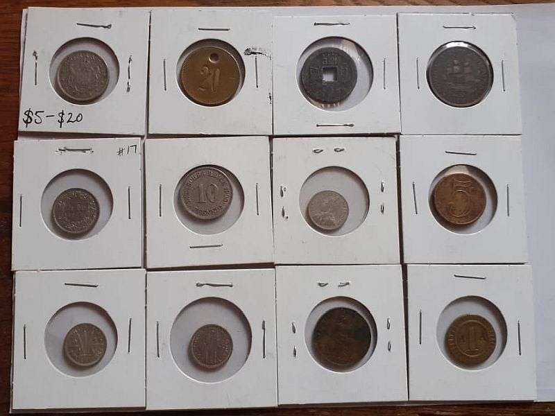 BID PER COIN !! 139 WORLD COINS FROM 1826 ONWARD...SILVER COINS...PENNIES...FARTHINGS...BID PER COIN