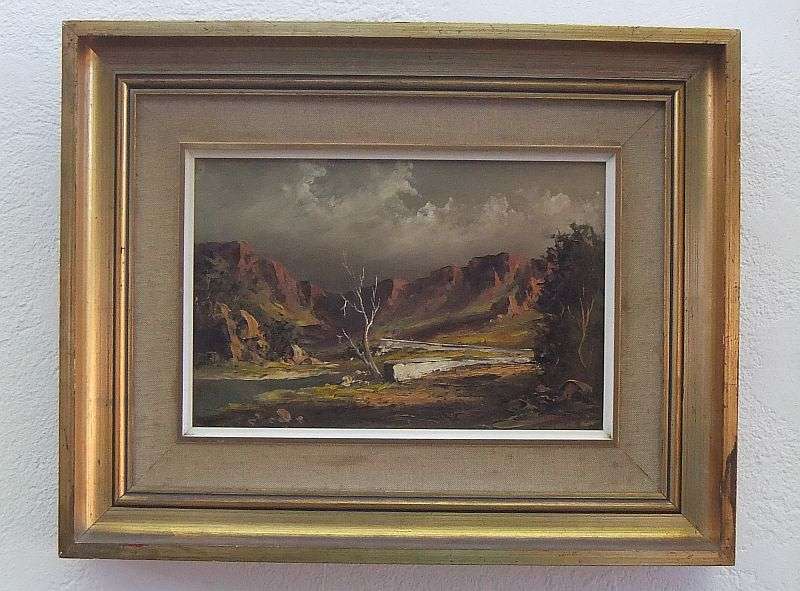 A STUNNING ORIGINAL OIL ON BOARD LANDSCAPE PAINTING BY SA ARTIST KEITH JOHN FAURE !! WOW !!