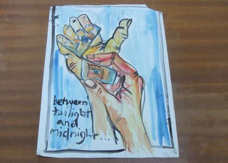 13 PIECES !! UNFRAMED !! OIL ON BOARD ,ETCHINGS, SIGNED PRINT ,WATERCOLOR, SKETCHES !! BID FOR ALL