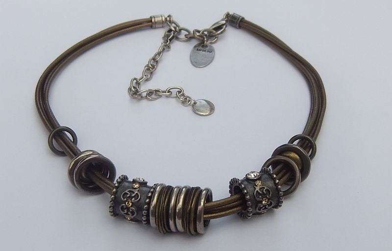 DESIGNER GEAR !! A GENUINE MIGLIO HAND MADE NECKLACE WITH CERTIFICATE AND BOX !! QUALITY PIECE