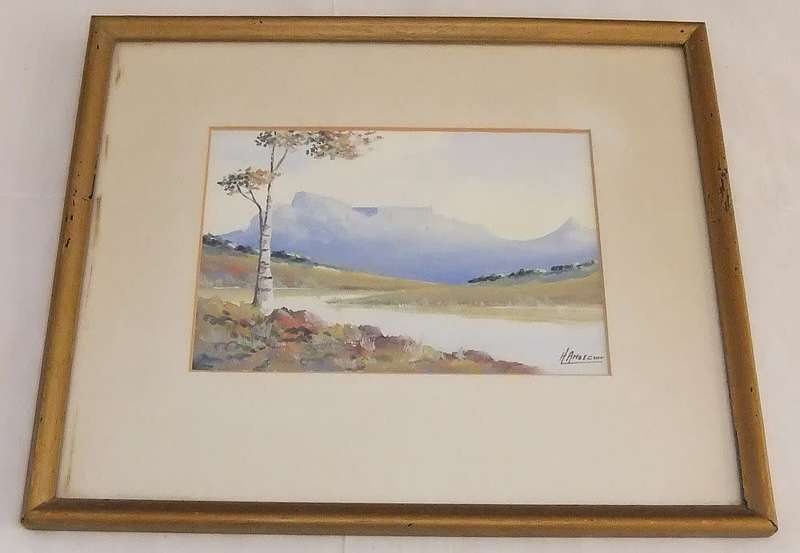 An original watercolour painting by SA artist H. Anderson