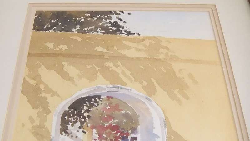 An original signed watercolour painting by SA artist Brian Robertson