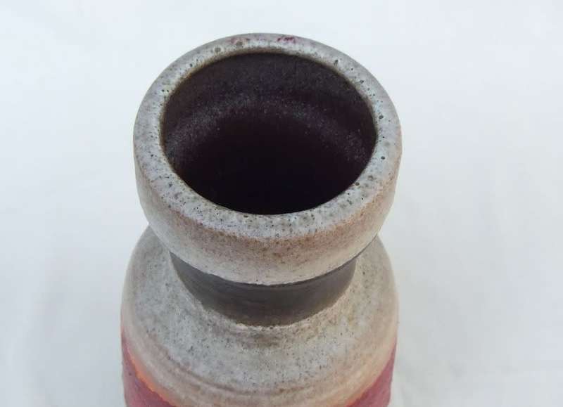 A tall vintage 1970`s West German Pottery vase with makers marks