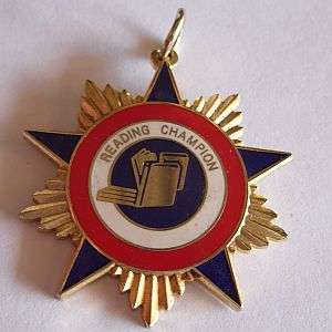 READING CHAMPION - PENDANT MEDALLION
