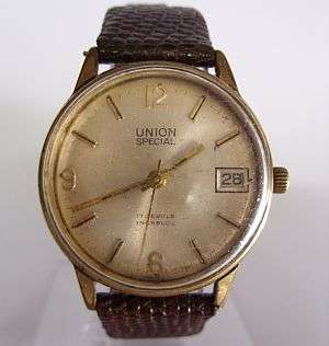 VINTAGE UNION SPECIAL MENS WRISTWATCH